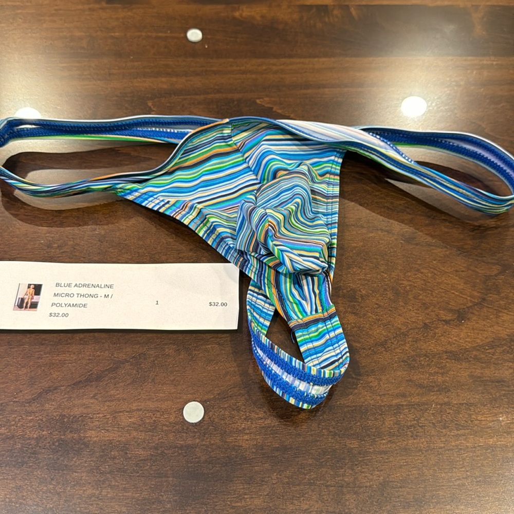 Todd Sanfield Blue Adrenaline Micro Thong Medium